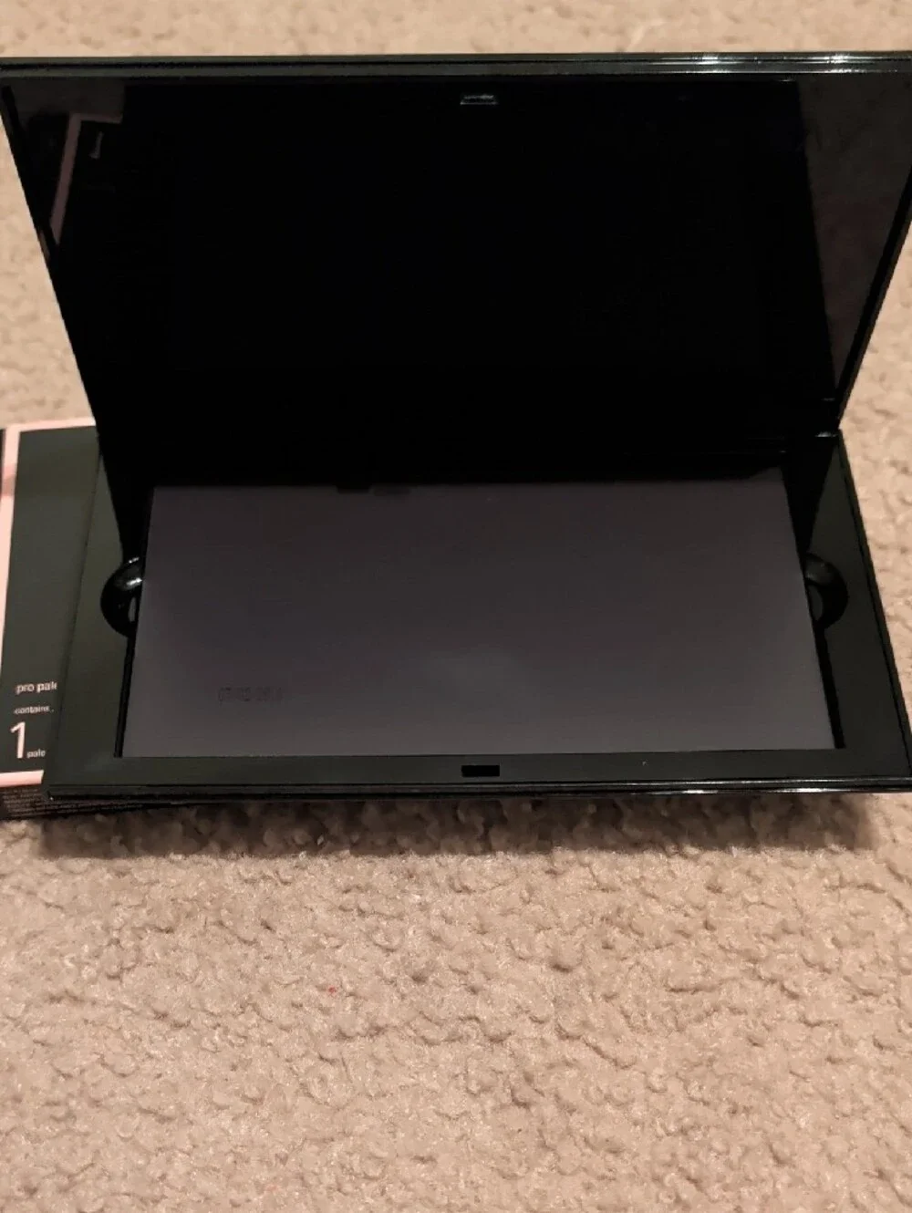 Mary Kay Black Makeup Palette Case with Pink Accents